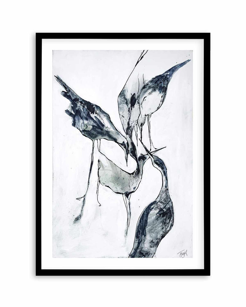 Crane II by Design Fabrikken Art Print