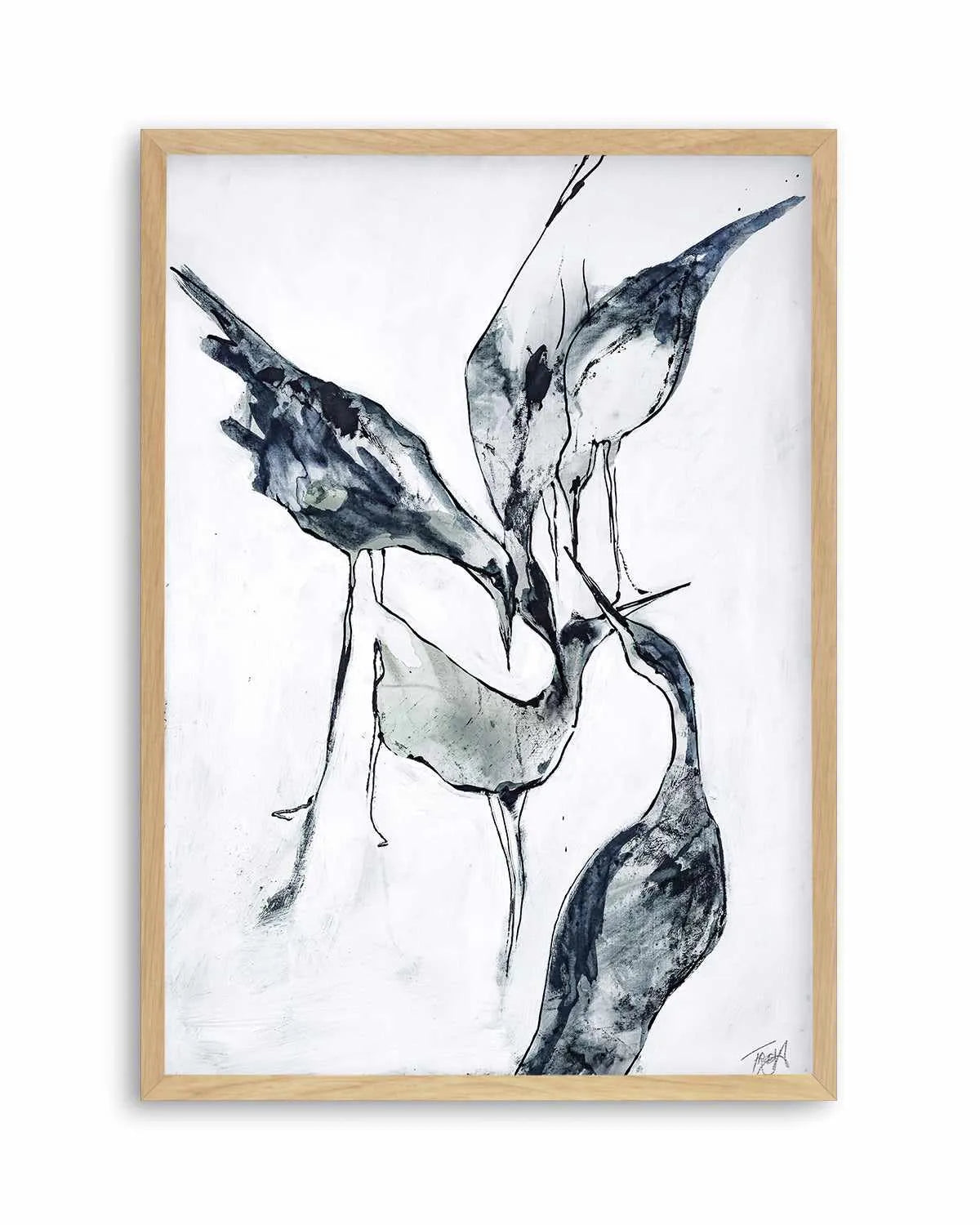 Crane II by Design Fabrikken Art Print from Olive et Oriel where you can shop wallpaper and artworks online