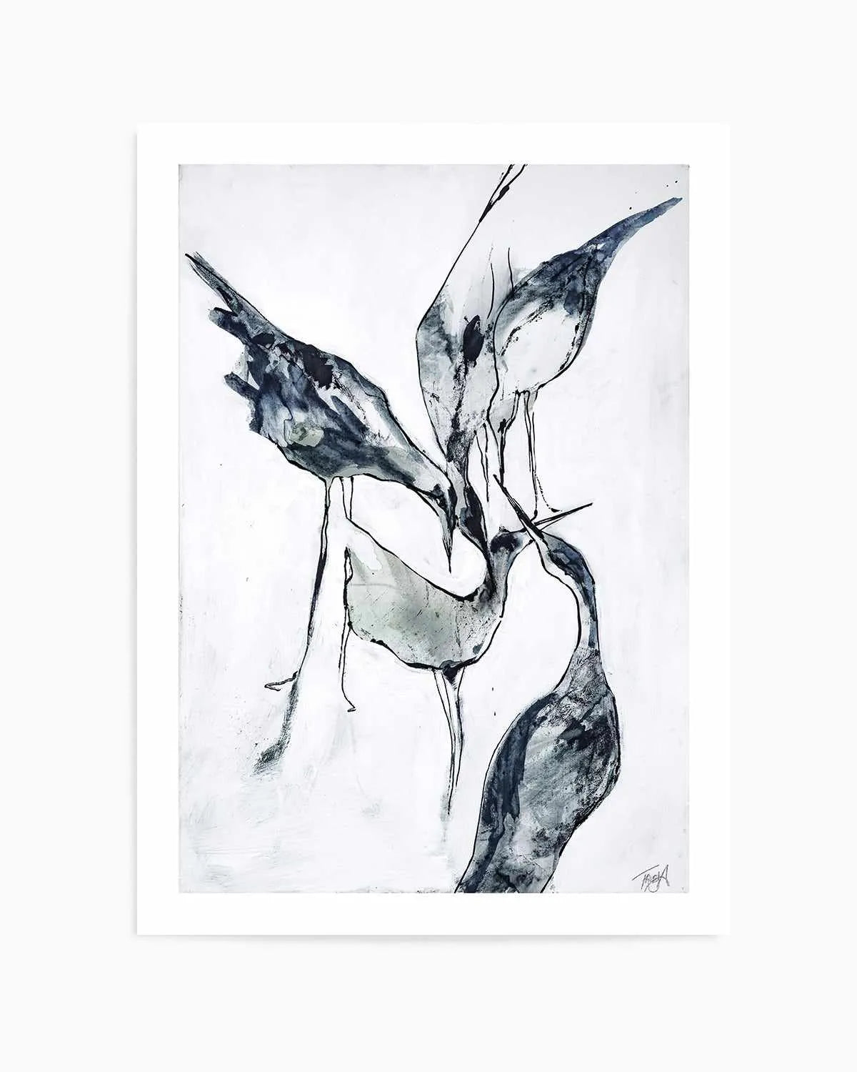 Crane II by Design Fabrikken Art Print from Olive et Oriel where you can shop wallpaper and artworks online