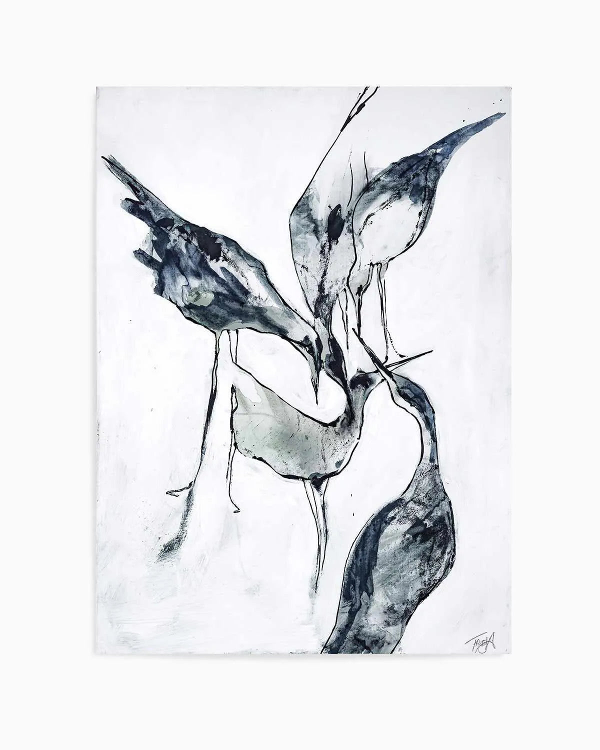 Crane II by Design Fabrikken Art Print from Olive et Oriel where you can shop wallpaper and artworks online