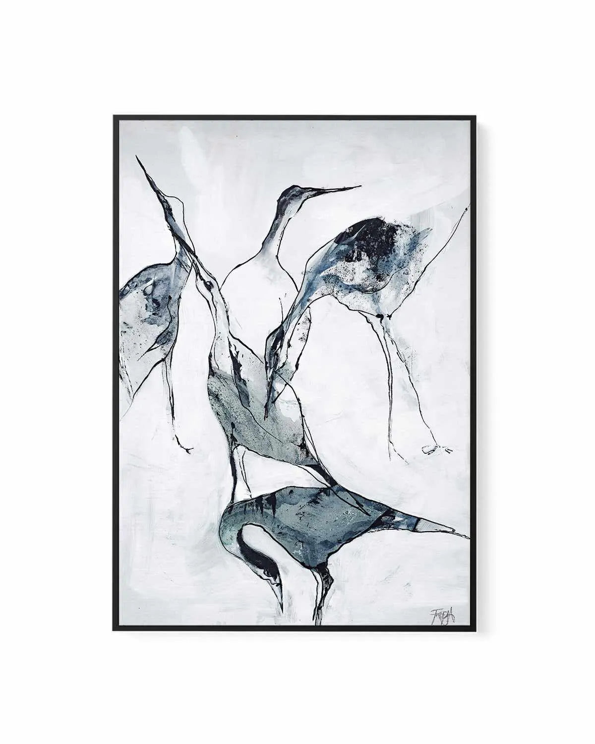 Crane I by Design Fabrikken | Framed Canvas Art Print from Olive et Oriel where you can shop wallpaper and artworks online