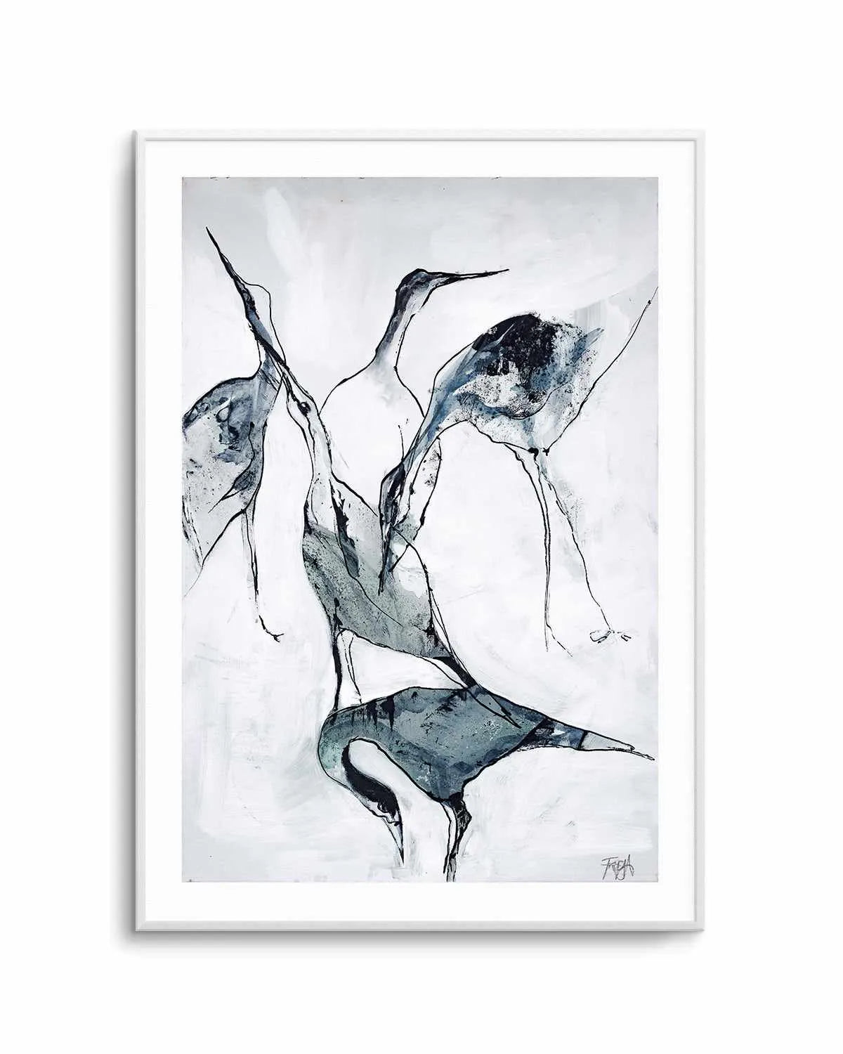 Crane I by Design Fabrikken Art Print from Olive et Oriel where you can shop wallpaper and artworks online