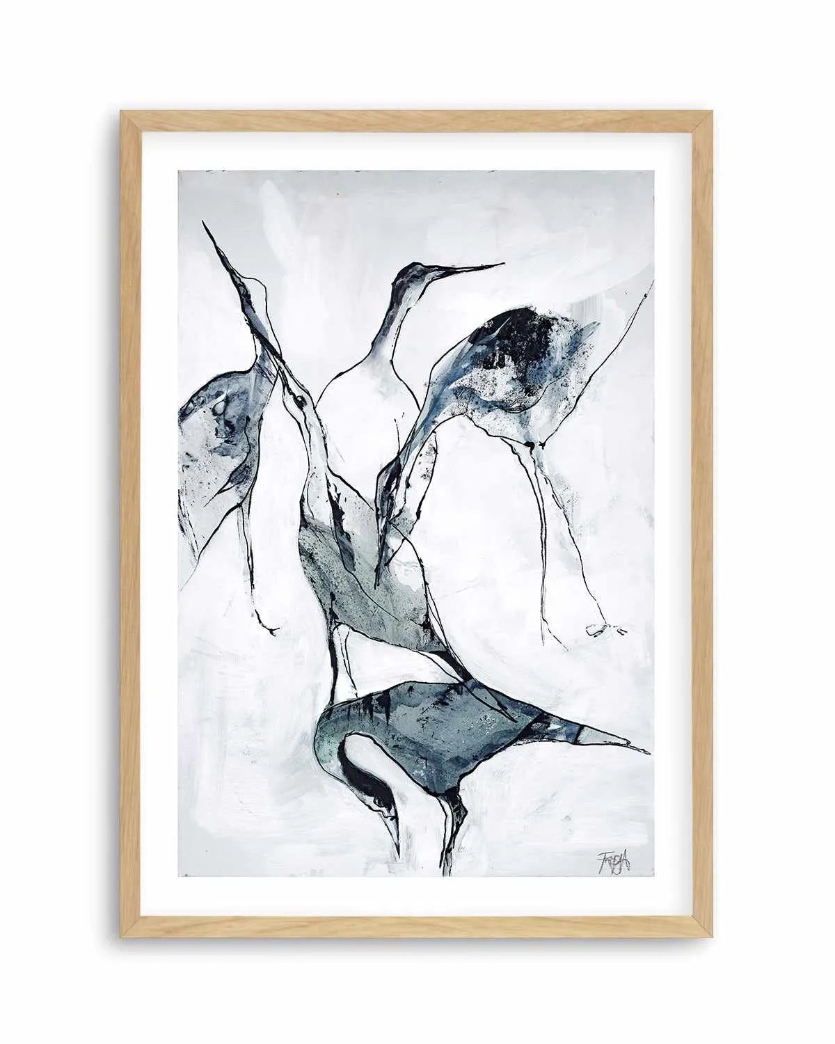 Crane I by Design Fabrikken Art Print from Olive et Oriel where you can shop wallpaper and artworks online