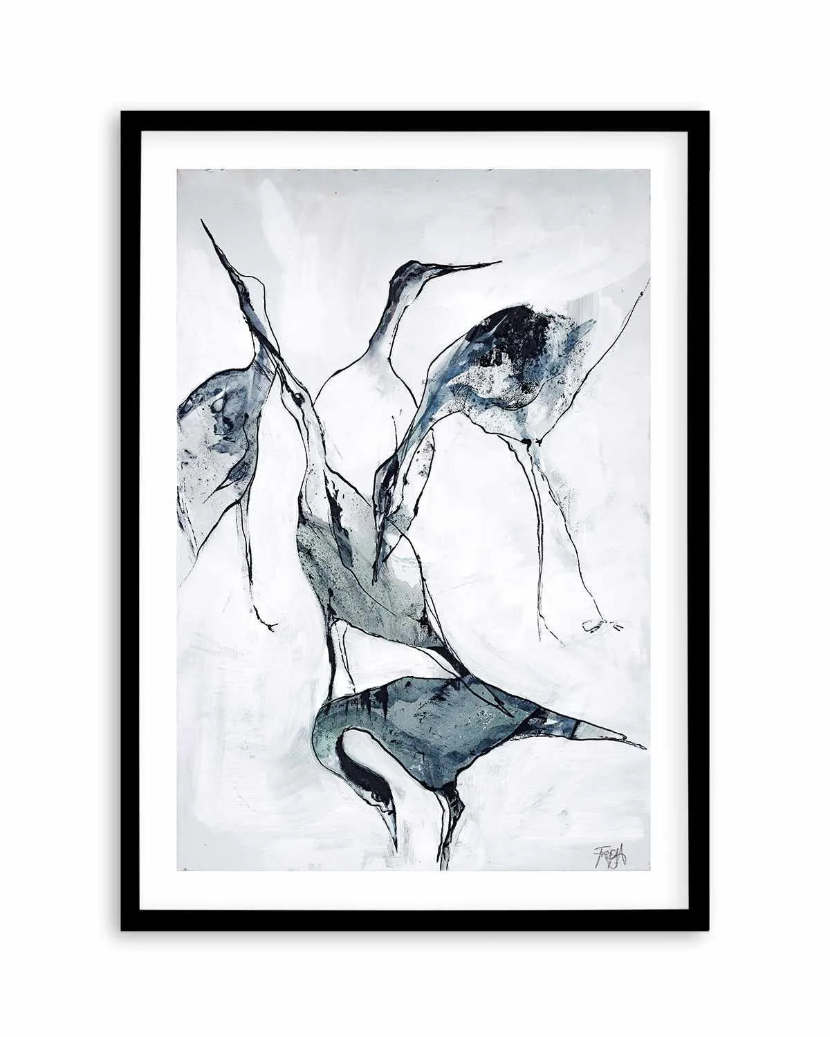 Crane I by Design Fabrikken Art Print from Olive et Oriel where you can shop wallpaper and artworks online