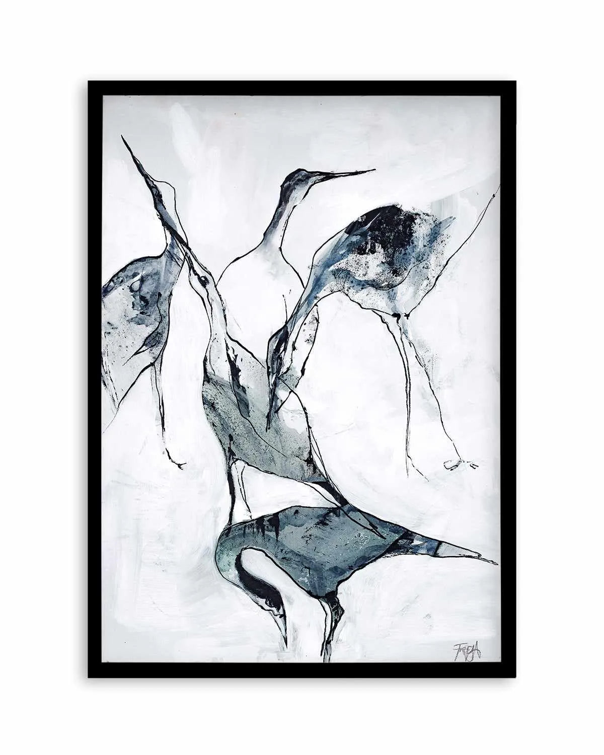 Crane I by Design Fabrikken Art Print from Olive et Oriel where you can shop wallpaper and artworks online