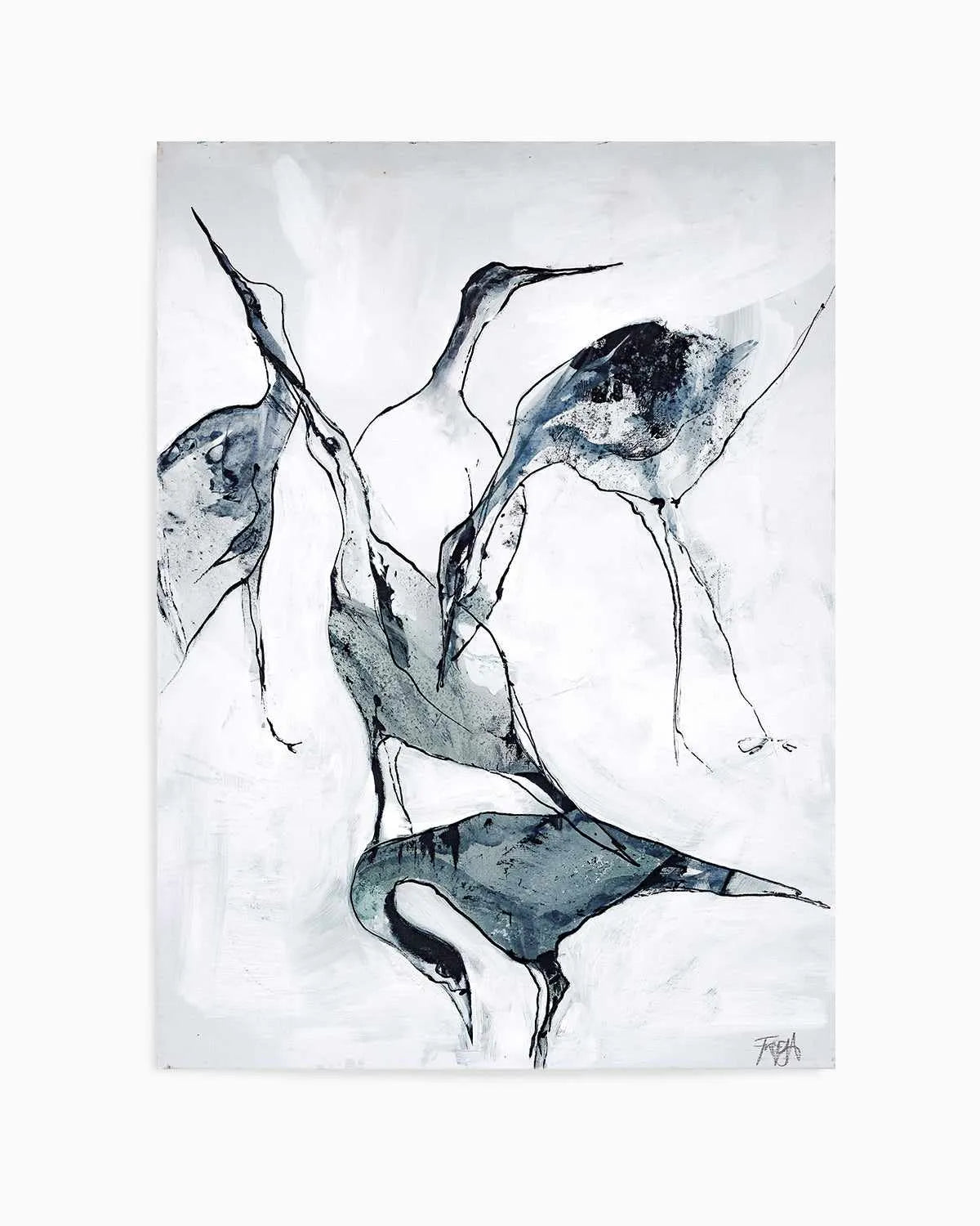 Crane I by Design Fabrikken Art Print from Olive et Oriel where you can shop wallpaper and artworks online