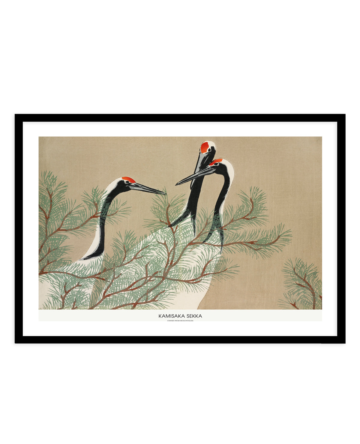 Cranes From Momoyogusa | Art Print