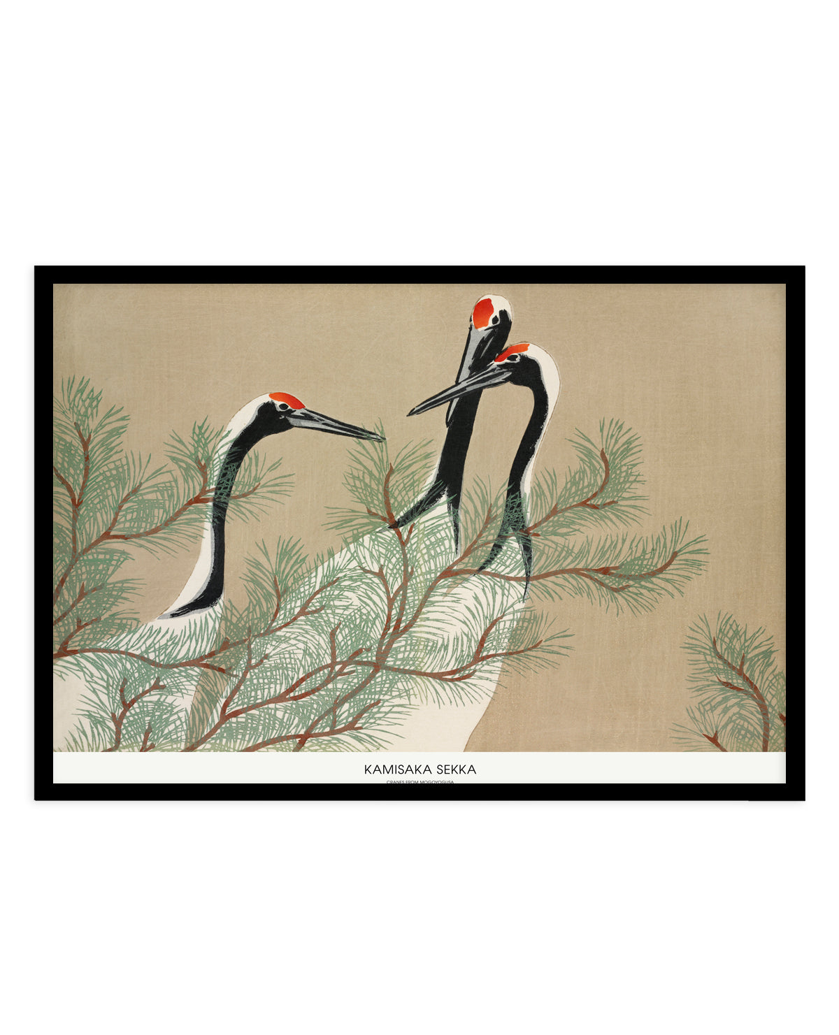 Cranes From Momoyogusa | Art Print