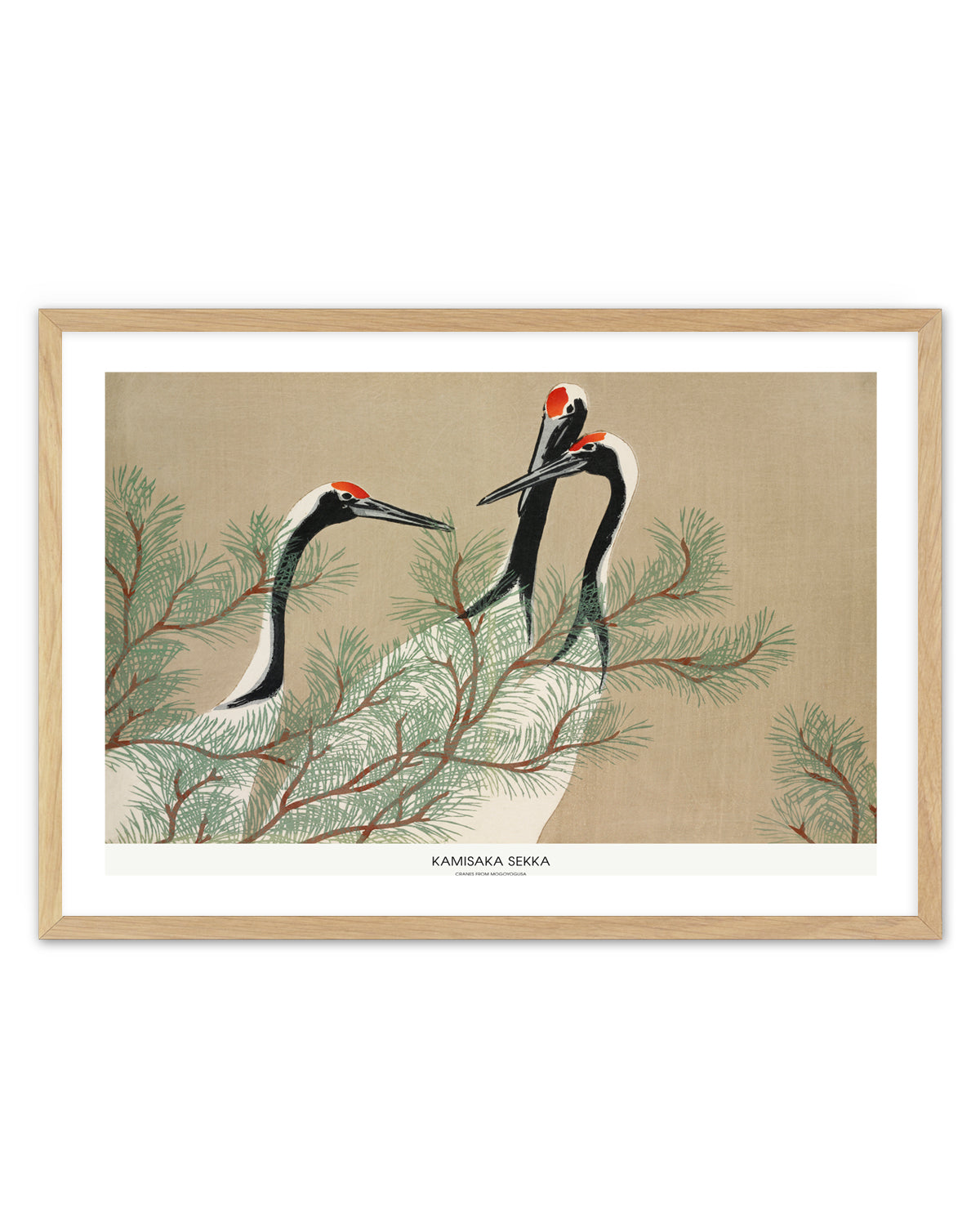 Cranes From Momoyogusa | Art Print