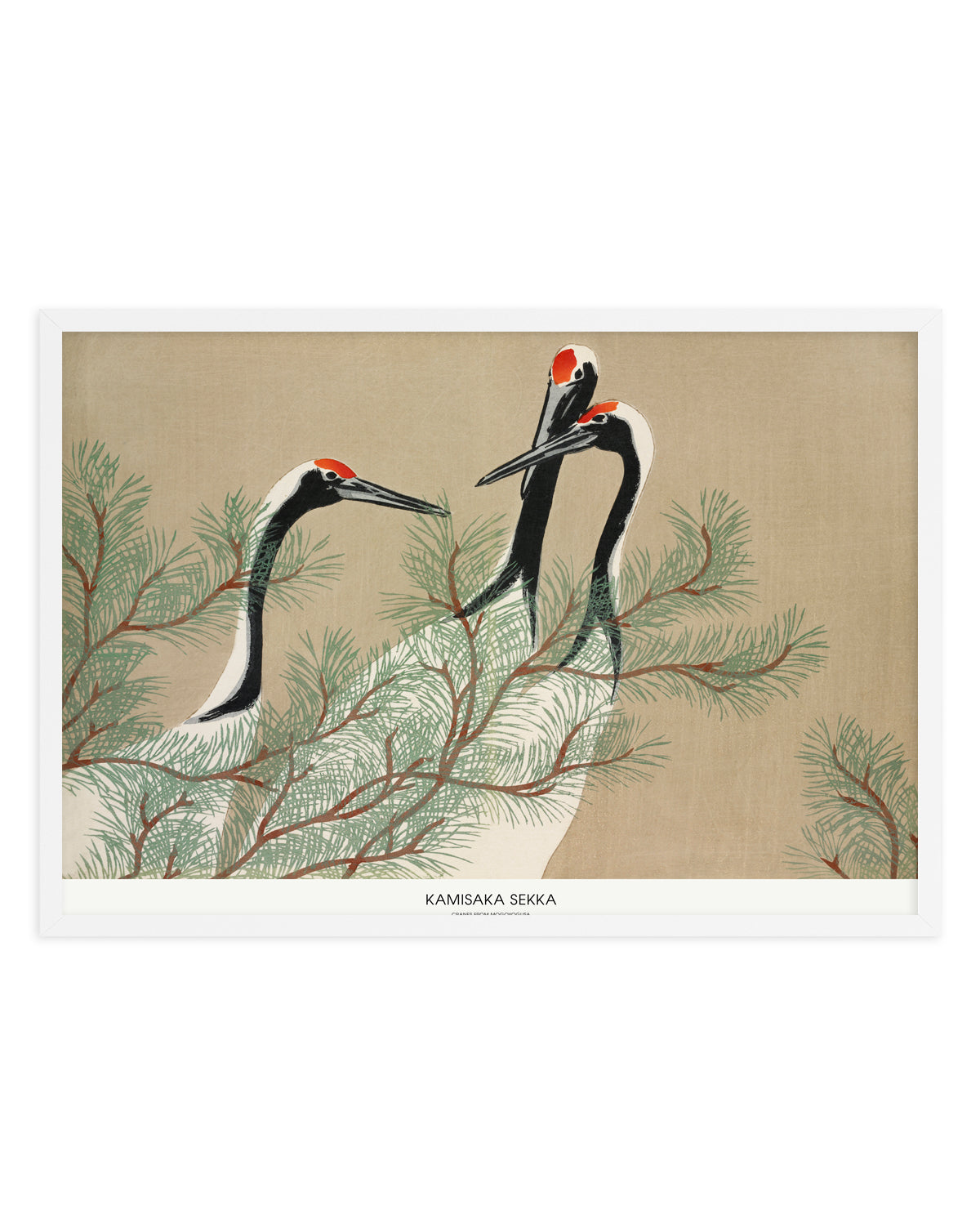 Cranes From Momoyogusa | Art Print