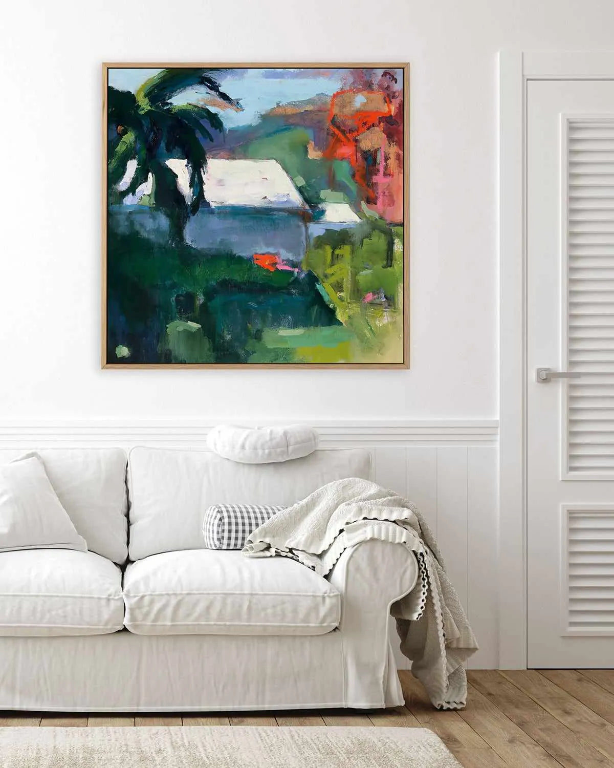 Crazy KW by Page Pearson Railsback | Framed Canvas Art Print from Olive et Oriel where you can shop wallpaper and artworks online