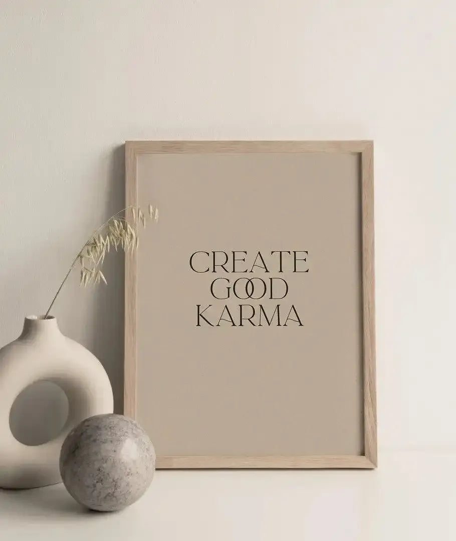 Create Good Karma Art Print-Buy-Bohemian-Wall-Art-Print-And-Boho-Pictures-from-Olive-et-Oriel-Bohemian-Wall-Art-Print-And-Boho-Pictures-And-Also-Boho-Abstract-Art-Paintings-On-Canvas-For-A-Girls-Bedroom-Wall-Decor-Collection-of-Boho-Style-Feminine-Art-Poster-and-Framed-Artwork-Update-Your-Home-Decorating-Style-With-These-Beautiful-Wall-Art-Prints-Australia