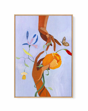 Creepers by Arty Guava | Framed Canvas Art Print from Olive et Oriel where you can shop wallpaper and artworks online