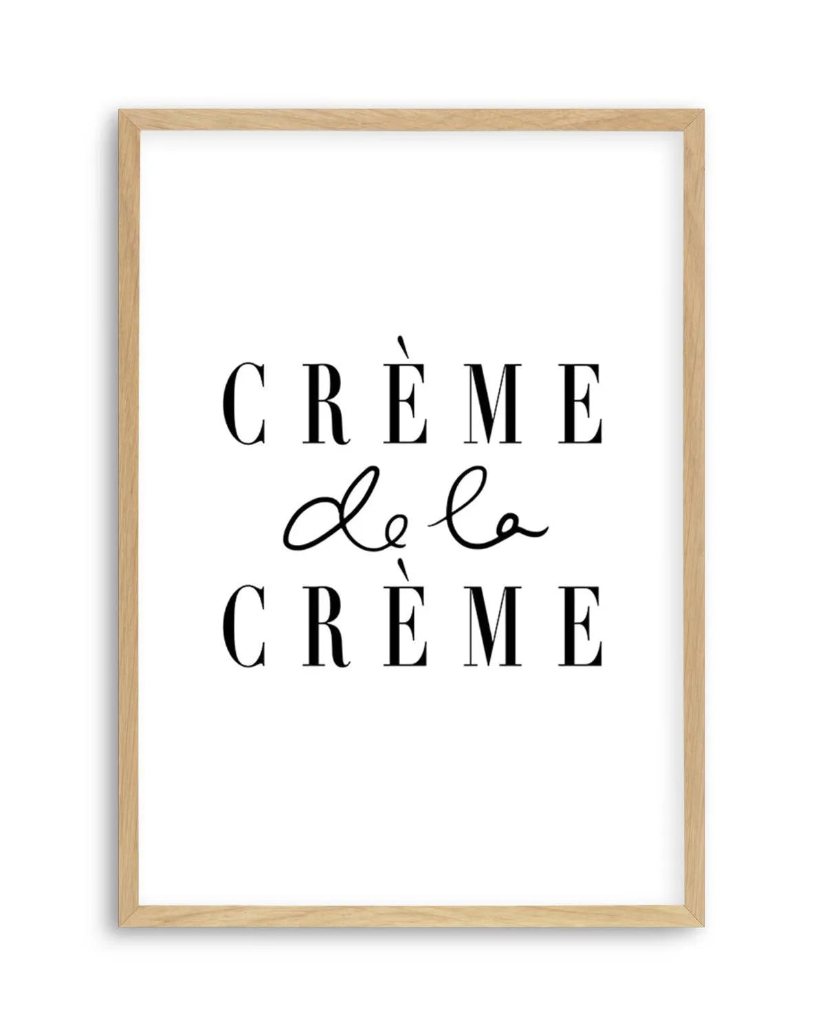 Creme de la Creme from Olive et Oriel where you can shop wallpaper and artworks online