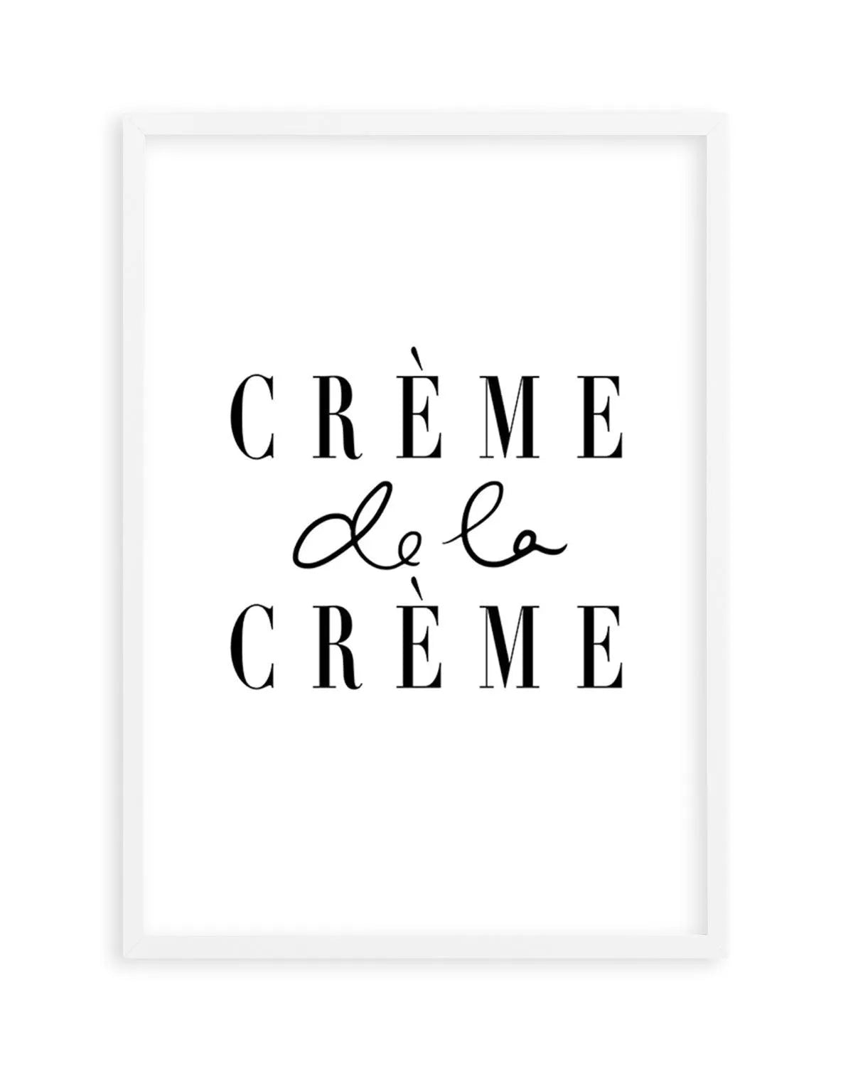 Creme de la Creme from Olive et Oriel where you can shop wallpaper and artworks online