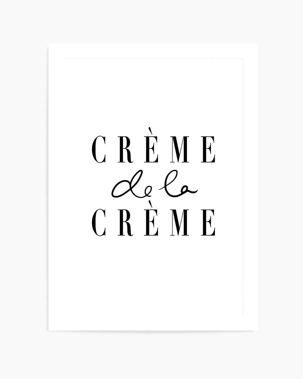 Creme de la Creme from Olive et Oriel where you can shop wallpaper and artworks online