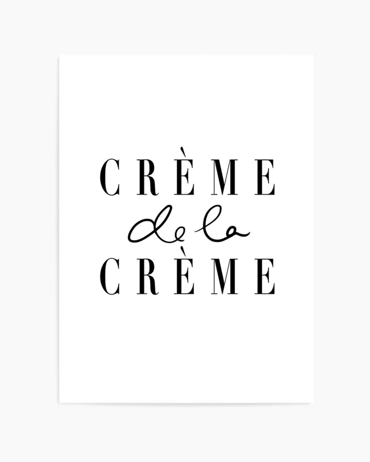 Creme de la Creme from Olive et Oriel where you can shop wallpaper and artworks online