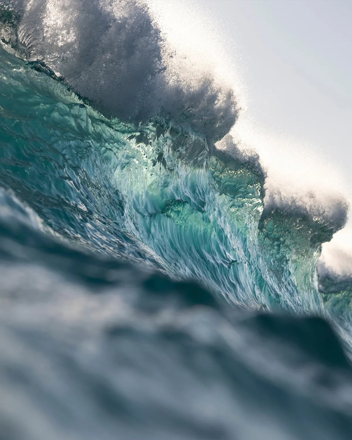 Crest of the Wave Photo Mural Wallpaper from Olive et Oriel where you can shop wallpaper and artworks online