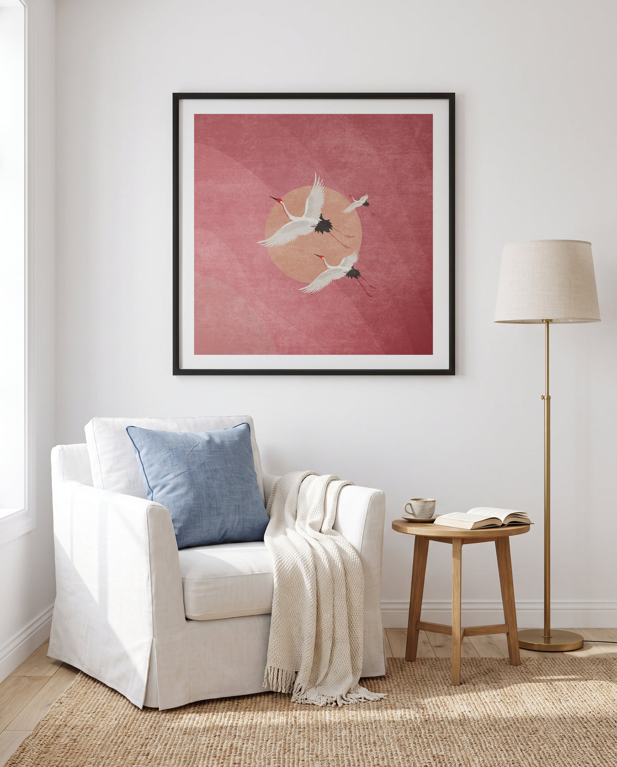 Crimson Flight by Emel Tunaboylu | Art Print