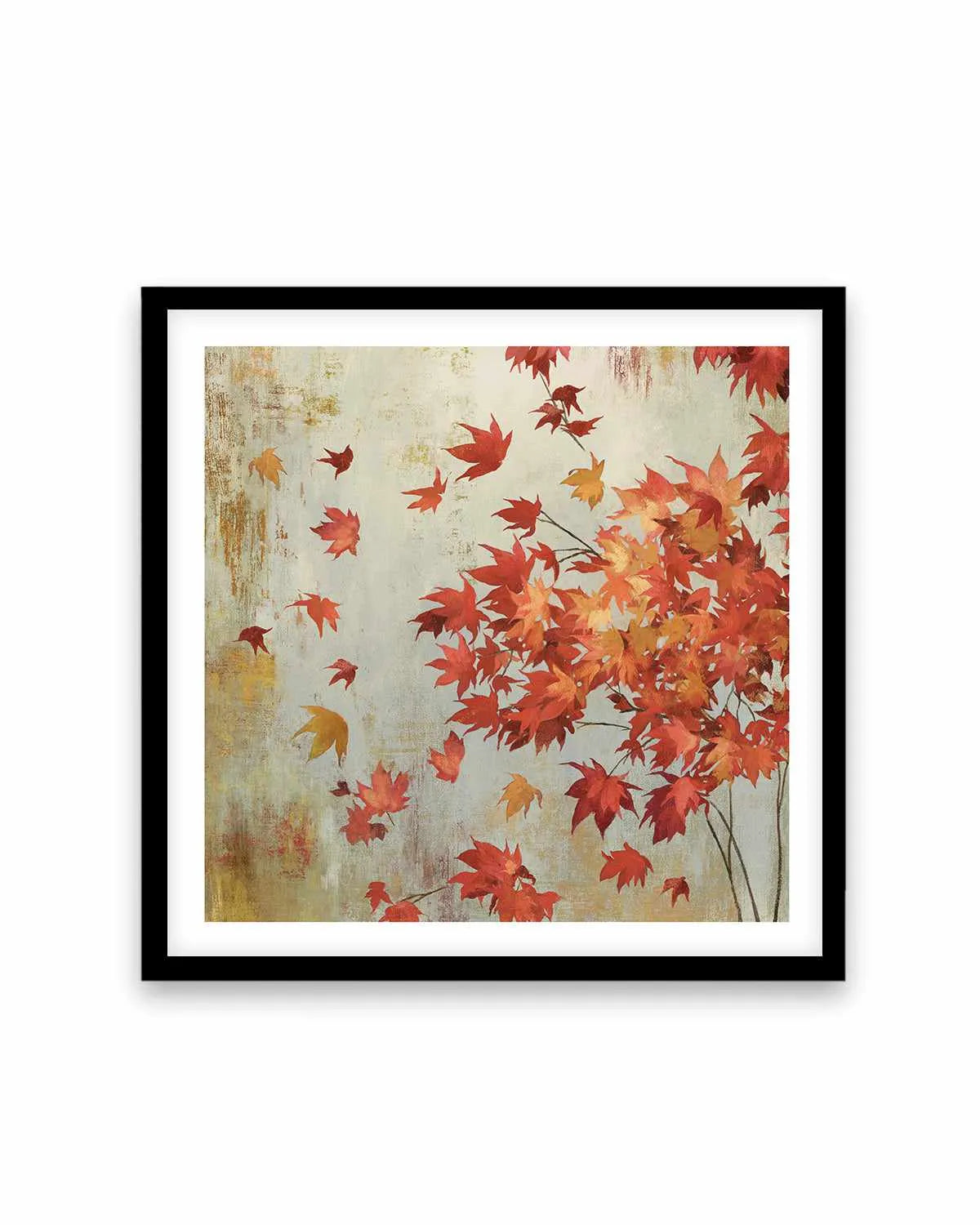 Crimson Foliage Art Print from Olive et Oriel where you can shop wallpaper and artworks online