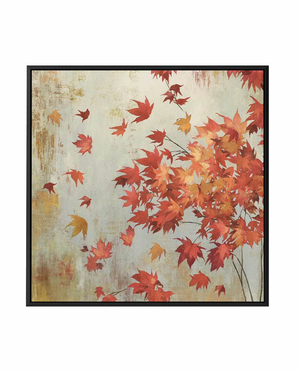 Crimson Foliage | Framed Canvas Art Print from Olive et Oriel where you can shop wallpaper and artworks online