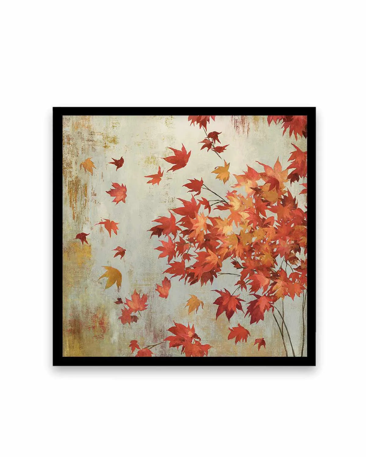 Crimson Foliage Art Print from Olive et Oriel where you can shop wallpaper and artworks online