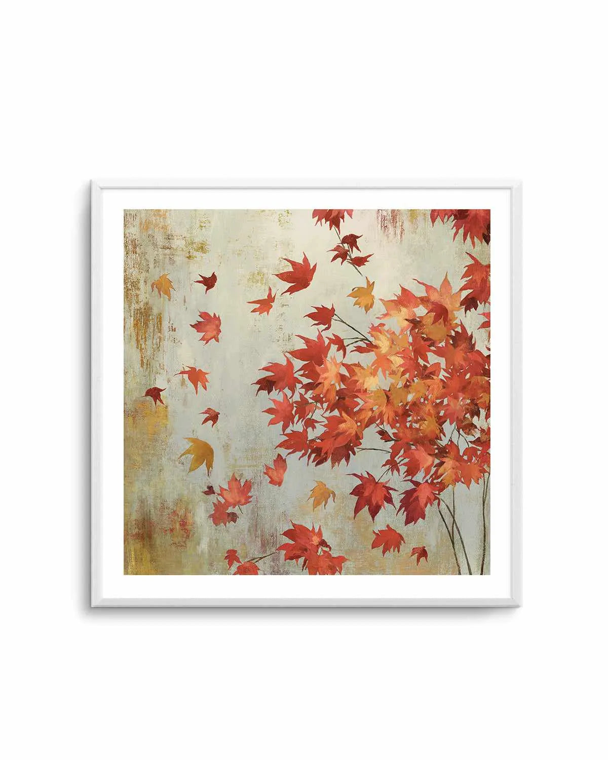 Crimson Foliage Art Print from Olive et Oriel where you can shop wallpaper and artworks online