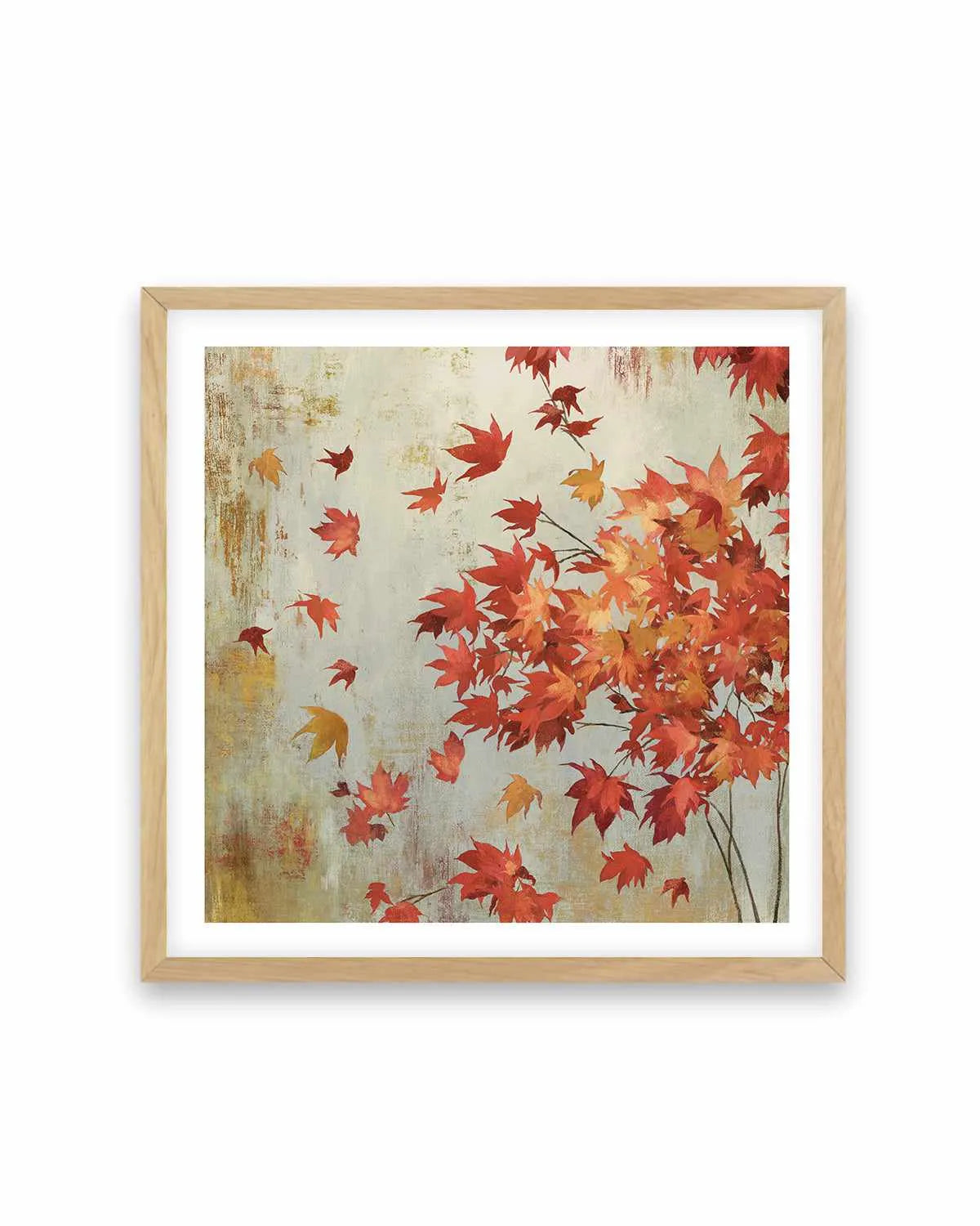 Crimson Foliage Art Print from Olive et Oriel where you can shop wallpaper and artworks online