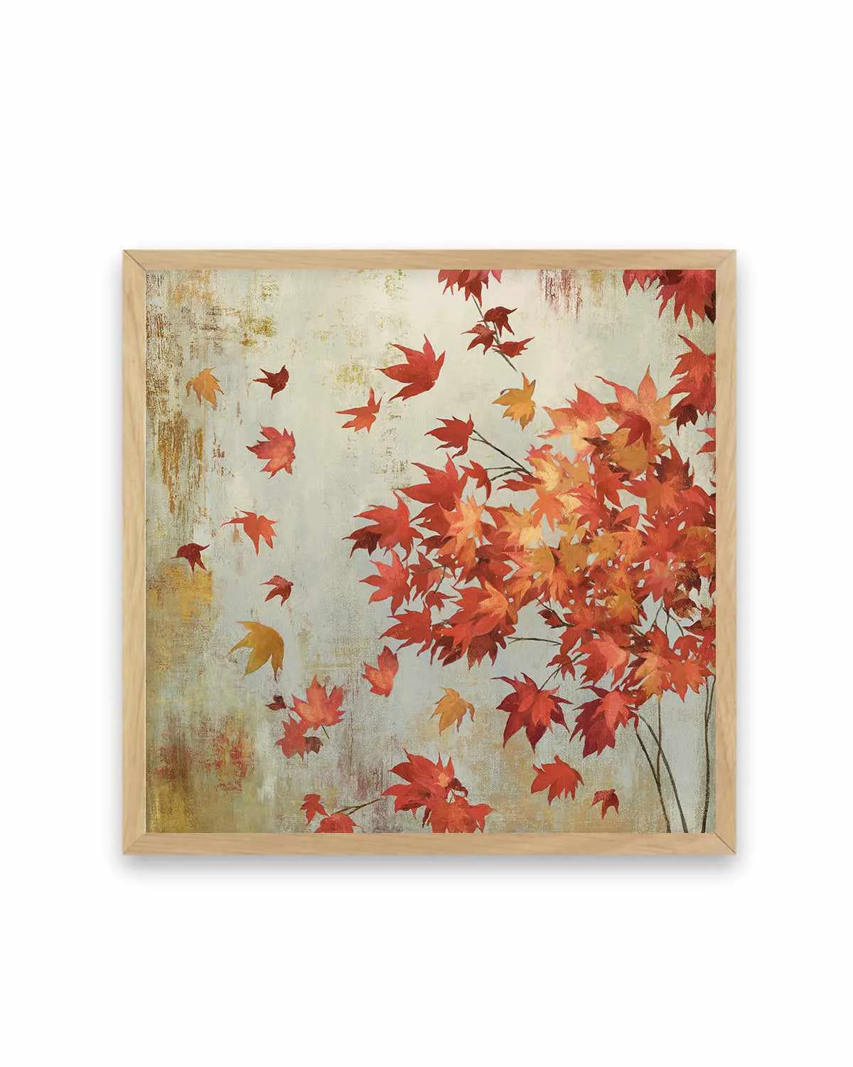 Crimson Foliage Art Print from Olive et Oriel where you can shop wallpaper and artworks online
