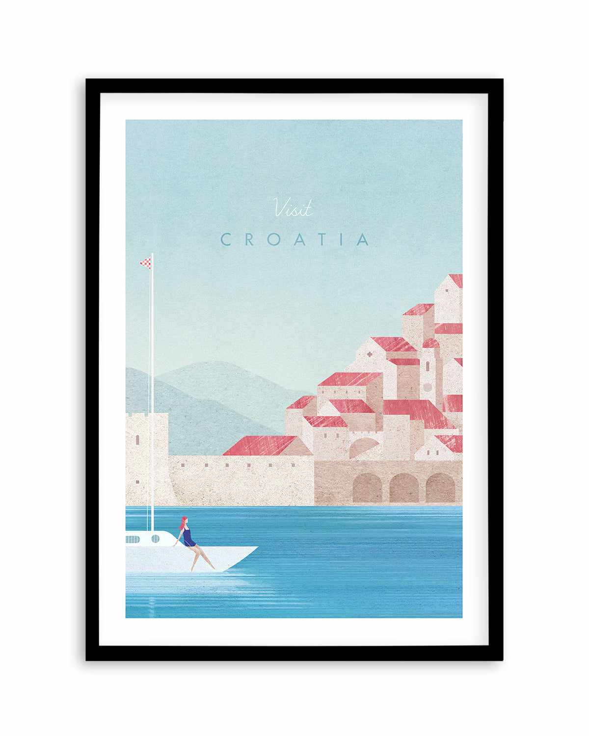 Croatia by Henry Rivers Art Print