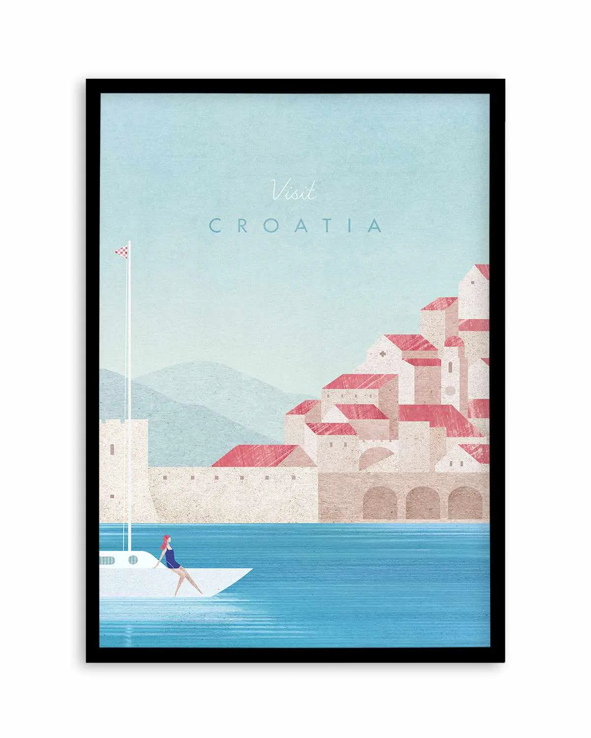 Croatia by Henry Rivers Art Print from Olive et Oriel where you can shop wallpaper and artworks online