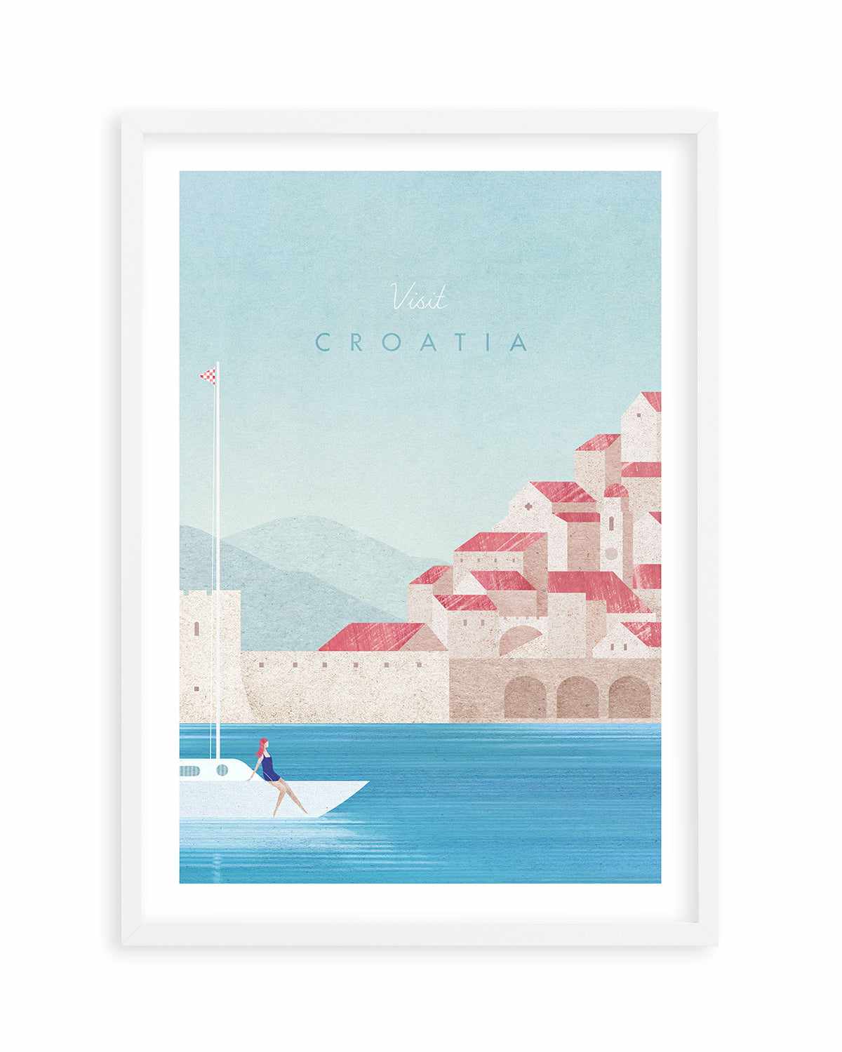 Croatia by Henry Rivers Art Print