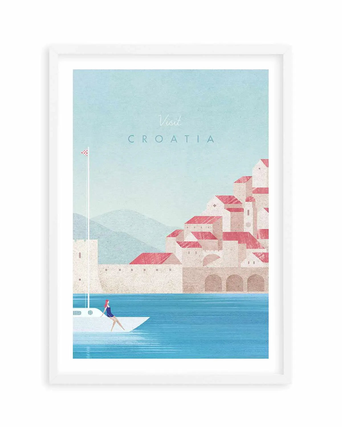 Croatia by Henry Rivers Art Print from Olive et Oriel where you can shop wallpaper and artworks online