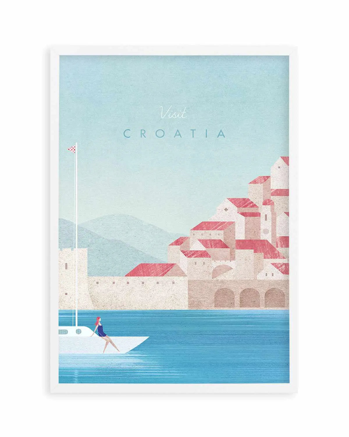 Croatia by Henry Rivers Art Print from Olive et Oriel where you can shop wallpaper and artworks online