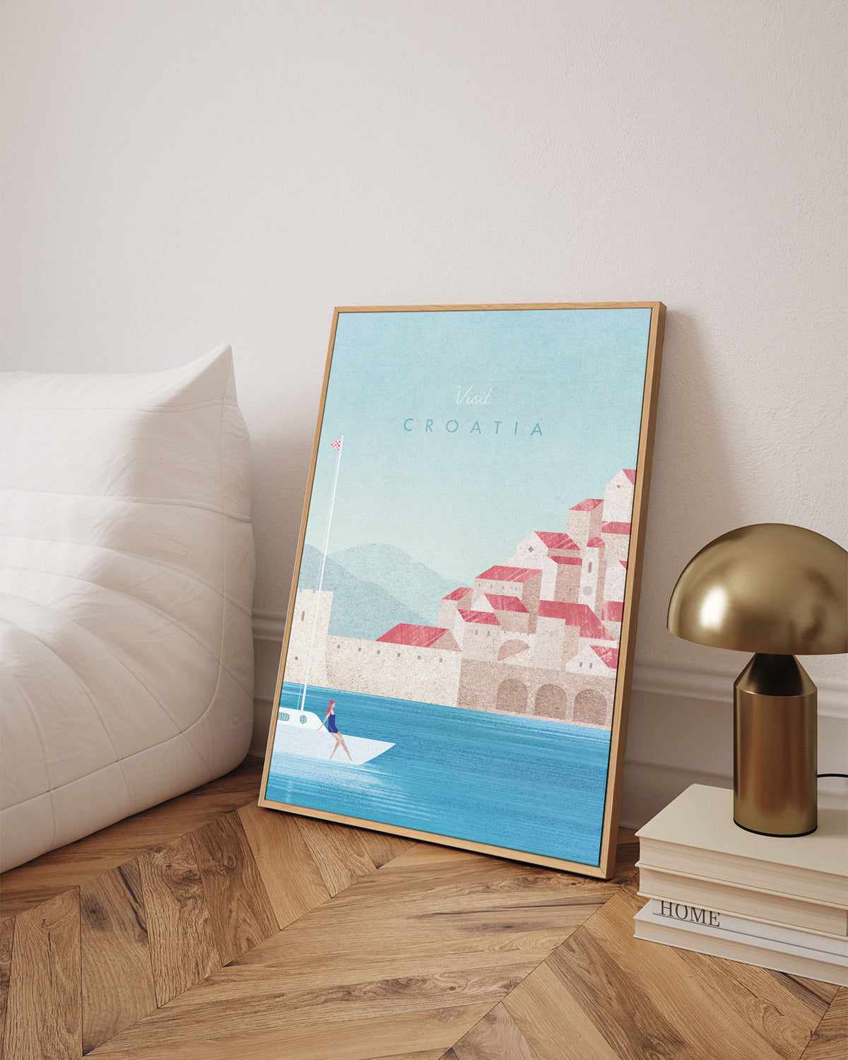 Croatia by Henry Rivers | Framed Canvas Art Print