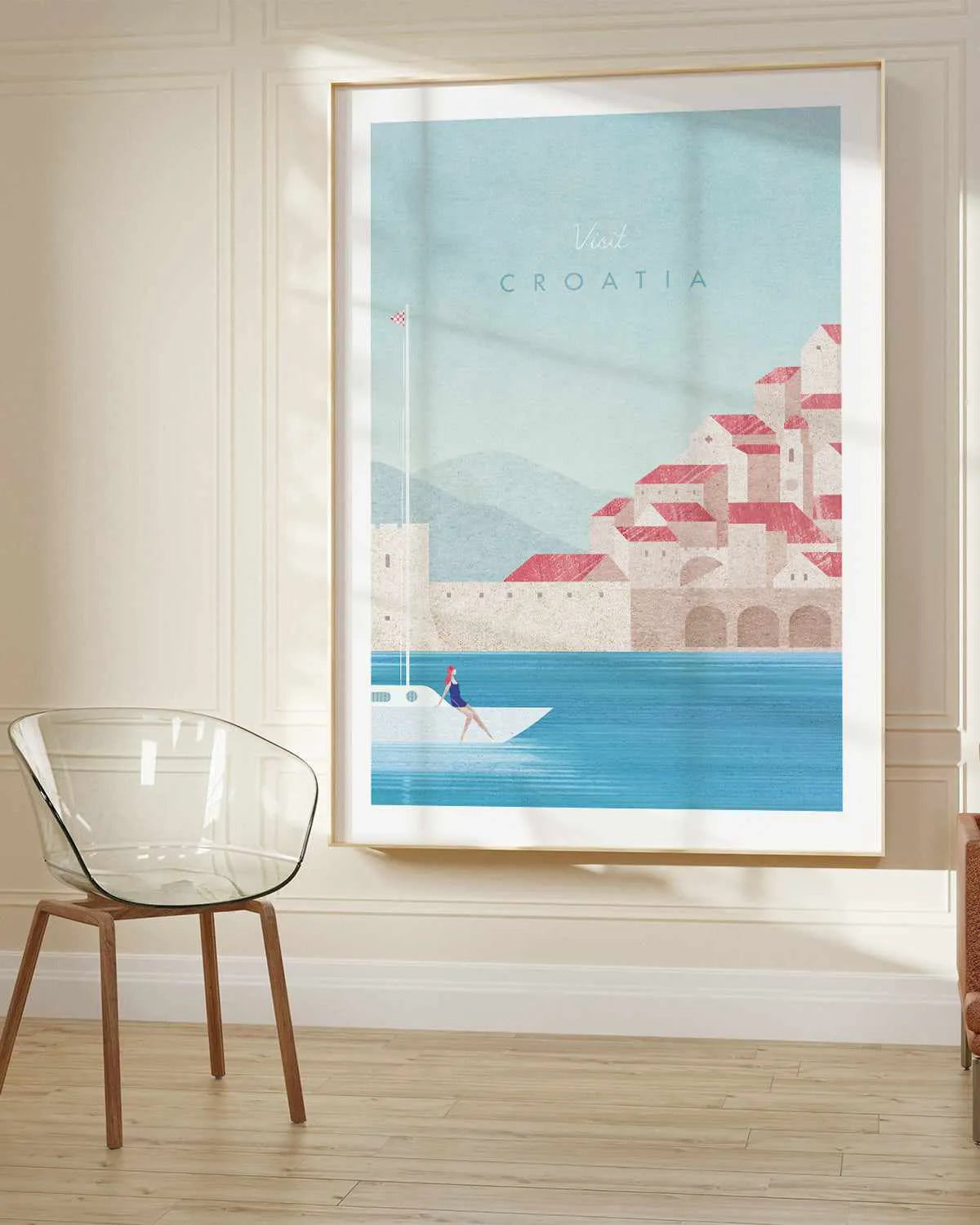 Croatia by Henry Rivers Art Print from Olive et Oriel where you can shop wallpaper and artworks online