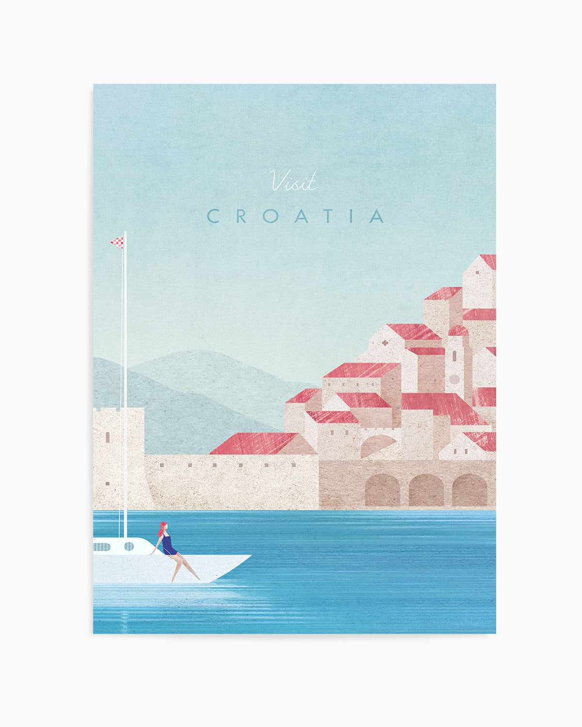 Croatia by Henry Rivers Art Print