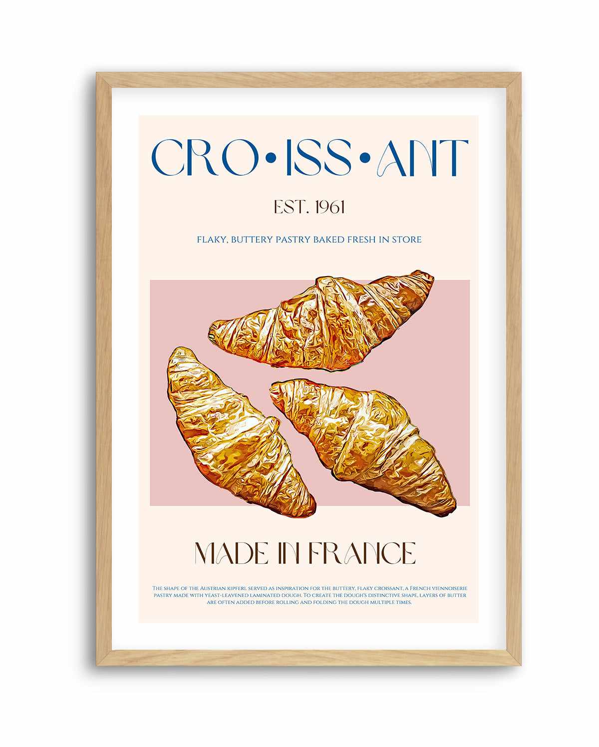 Croissant Print By Nazma Khokbar | Art Print