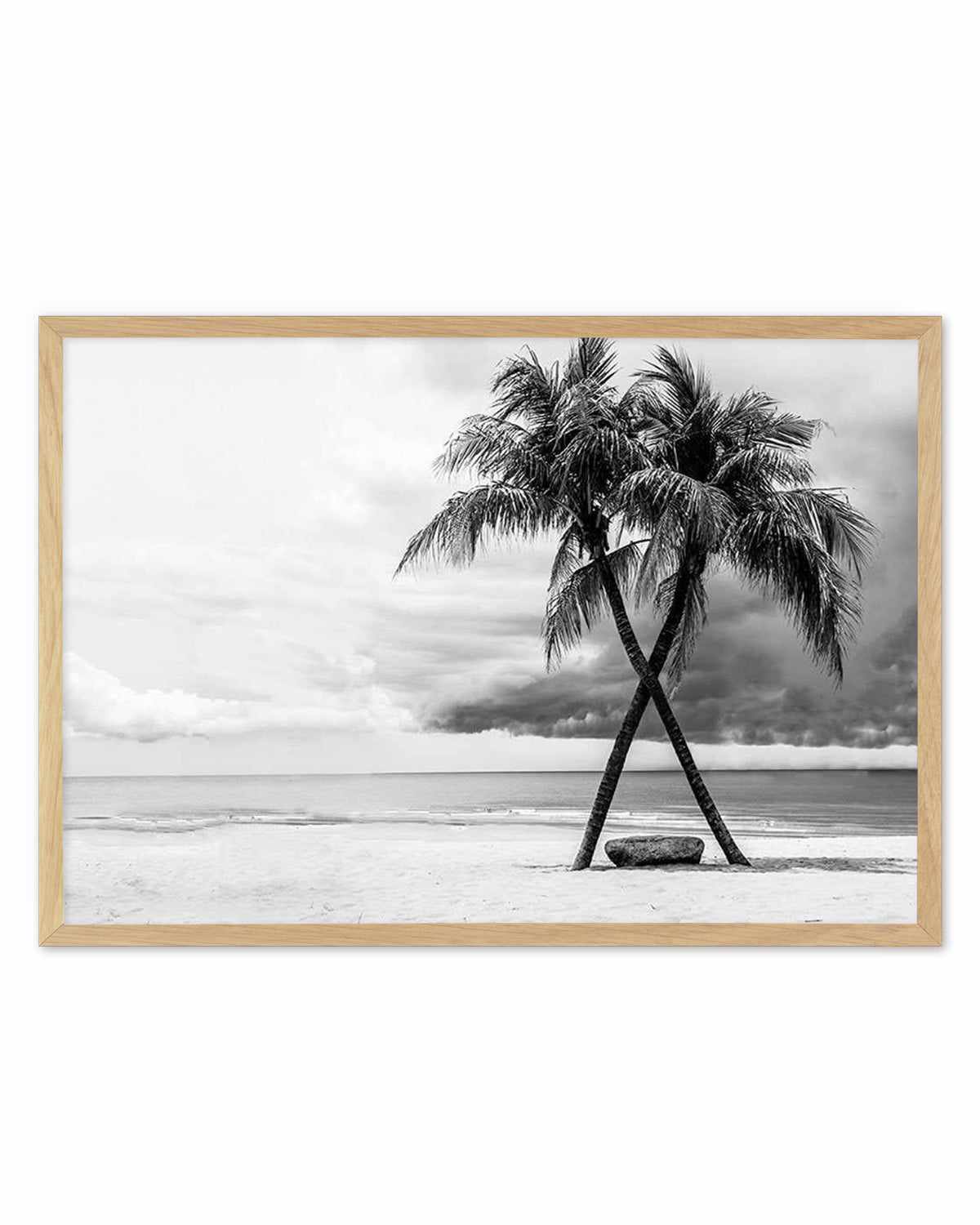 Crossed Palms Art Print