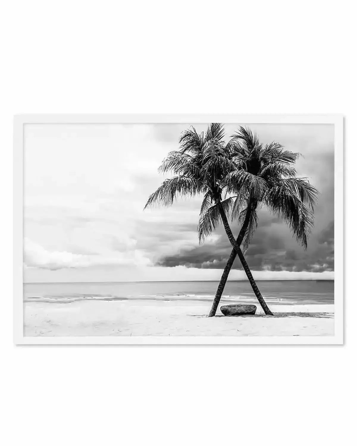 Crossed Palms Art Print from Olive et Oriel where you can shop wallpaper and artworks online