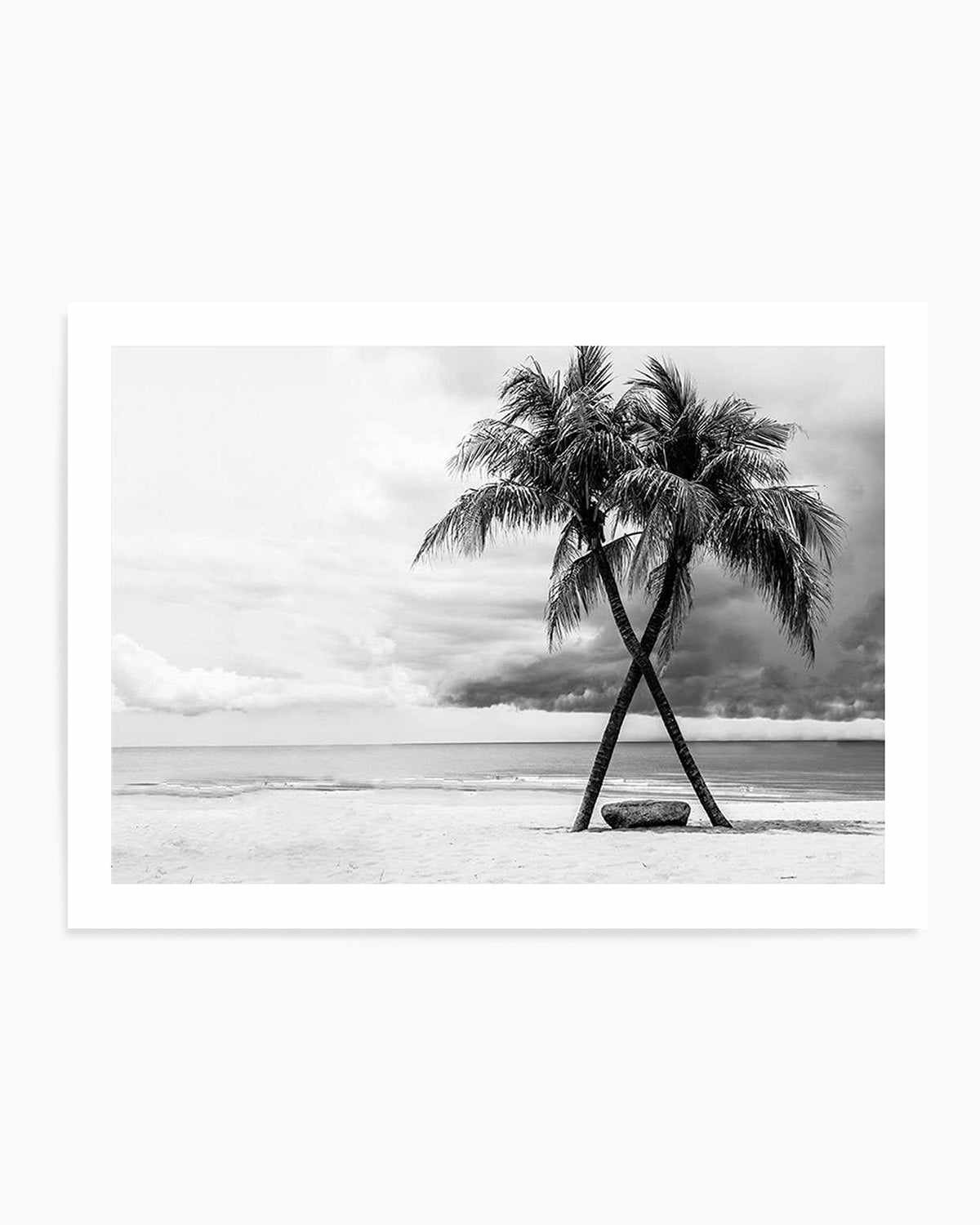 Crossed Palms Art Print