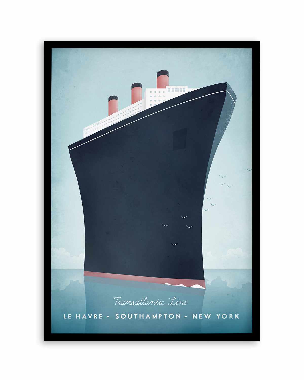 Cruise Ship by Henry Rivers Art Print