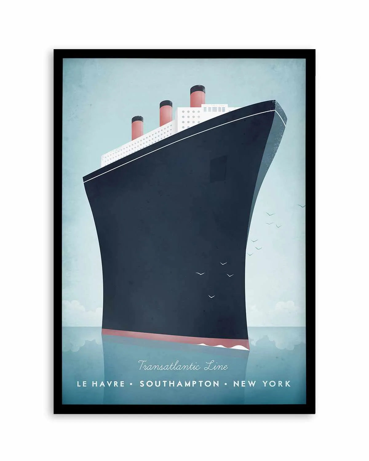 Cruise Ship by Henry Rivers Art Print from Olive et Oriel where you can shop wallpaper and artworks online