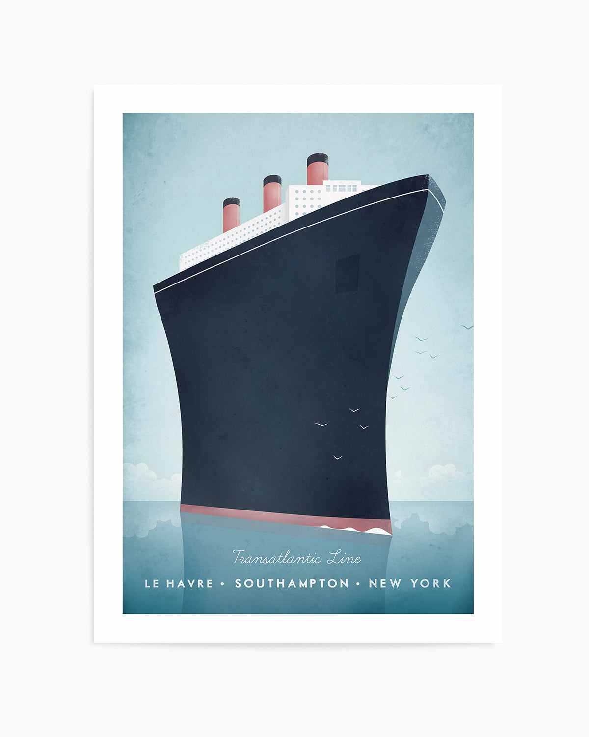 Cruise Ship by Henry Rivers Art Print