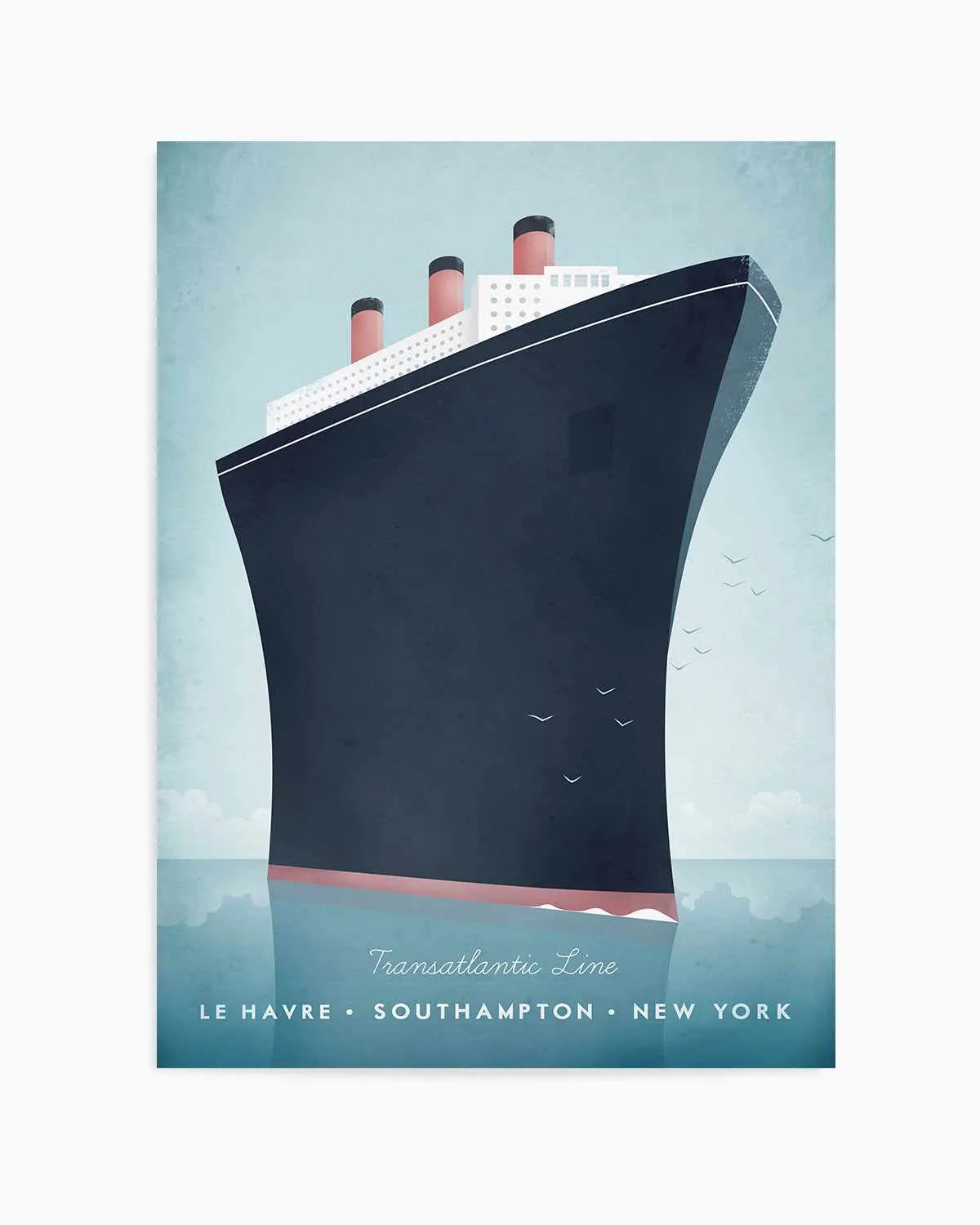 Cruise Ship by Henry Rivers Art Print from Olive et Oriel where you can shop wallpaper and artworks online