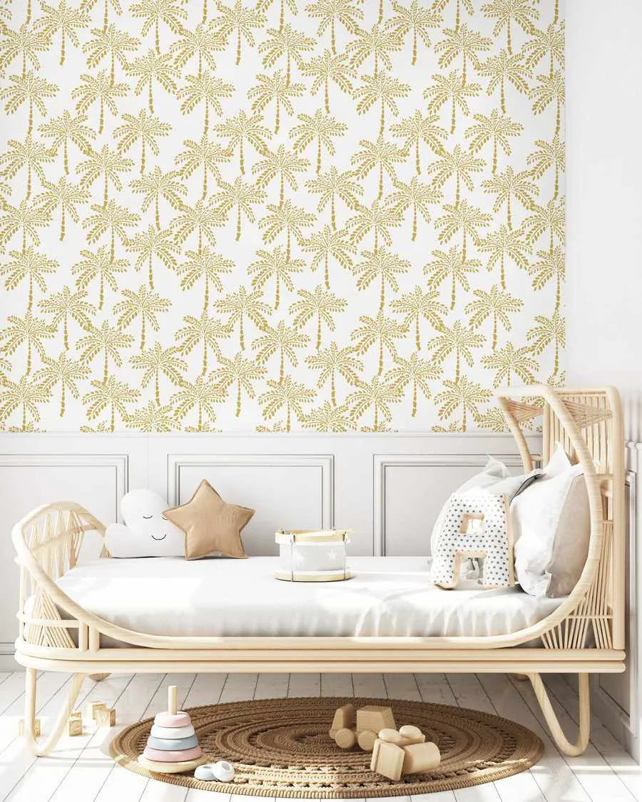Cruisey Palms in Bronze Wallpaper-Wallpaper-Buy Kids Removable Wallpaper Online Our Custom Made Children‚àö¬¢‚Äö√á¬®‚Äö√ë¬¢s Wallpapers Are A Fun Way To Decorate And Enhance Boys Bedroom Decor And Girls Bedrooms They Are An Amazing Addition To Your Kids Bedroom Walls Our Collection of Kids Wallpaper Is Sure To Transform Your Kids Rooms Interior Style From Pink Wallpaper To Dinosaur Wallpaper Even Marble Wallpapers For Teen Boys Shop Peel And Stick Wallpaper Online Today With Olive et Oriel