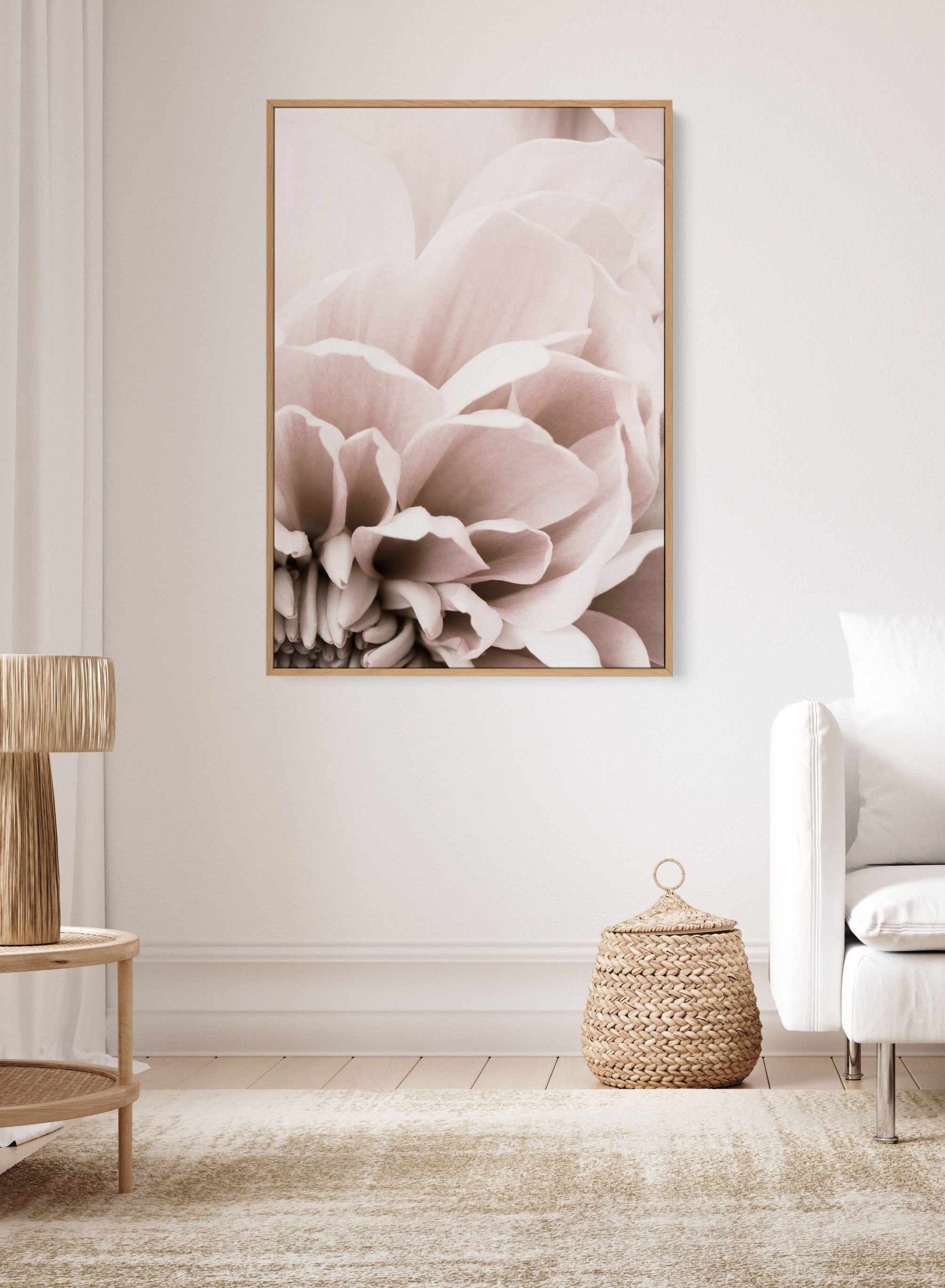 Chrysanthemum | Framed Canvas Art Print from Olive et Oriel where you can shop wallpaper and artworks online