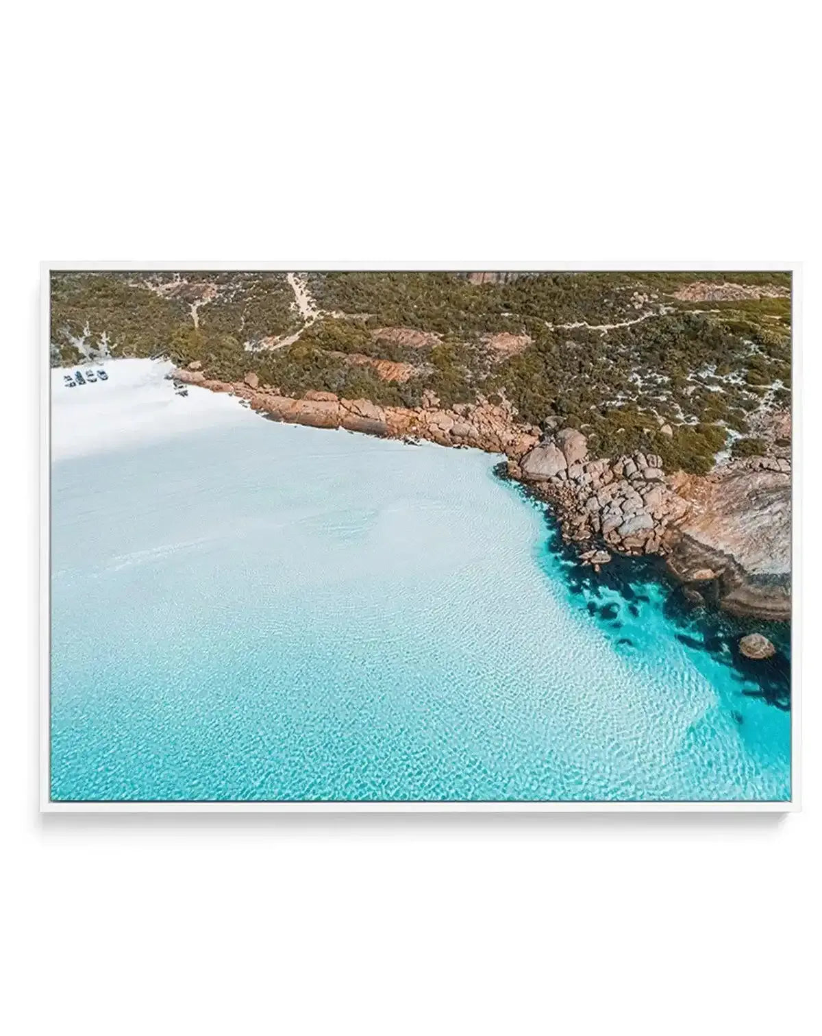 Crystal Waters | Wharton Beach | Framed Canvas-CANVAS-You can shop wall art online with Olive et Oriel for everything from abstract art to fun kids wall art. Our beautiful modern art prints and canvas art are available from large canvas prints to wall art paintings and our proudly Australian artwork collection offers only the highest quality framed large wall art and canvas art Australia - You can buy fashion photography prints or Hampton print posters and paintings on canvas from Olive et Oriel