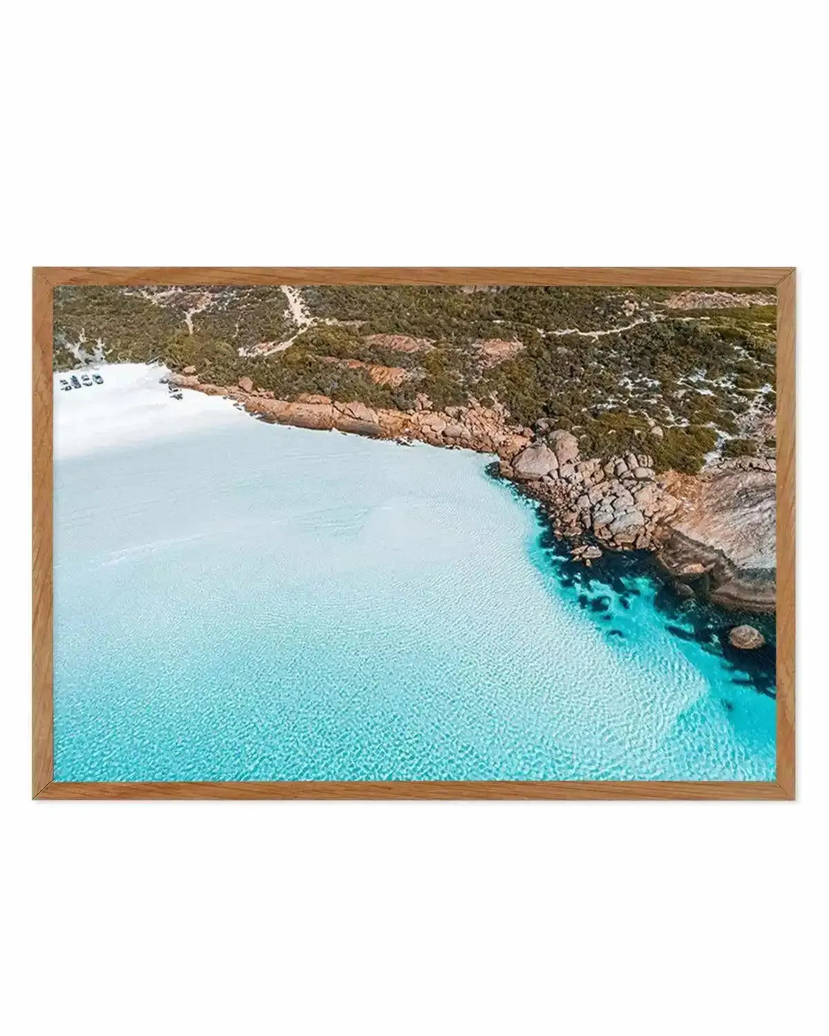 Crystal Waters Wharton Beach | Aerial Photo Wall Art Print from Olive et Oriel where you can shop wallpaper and artworks online