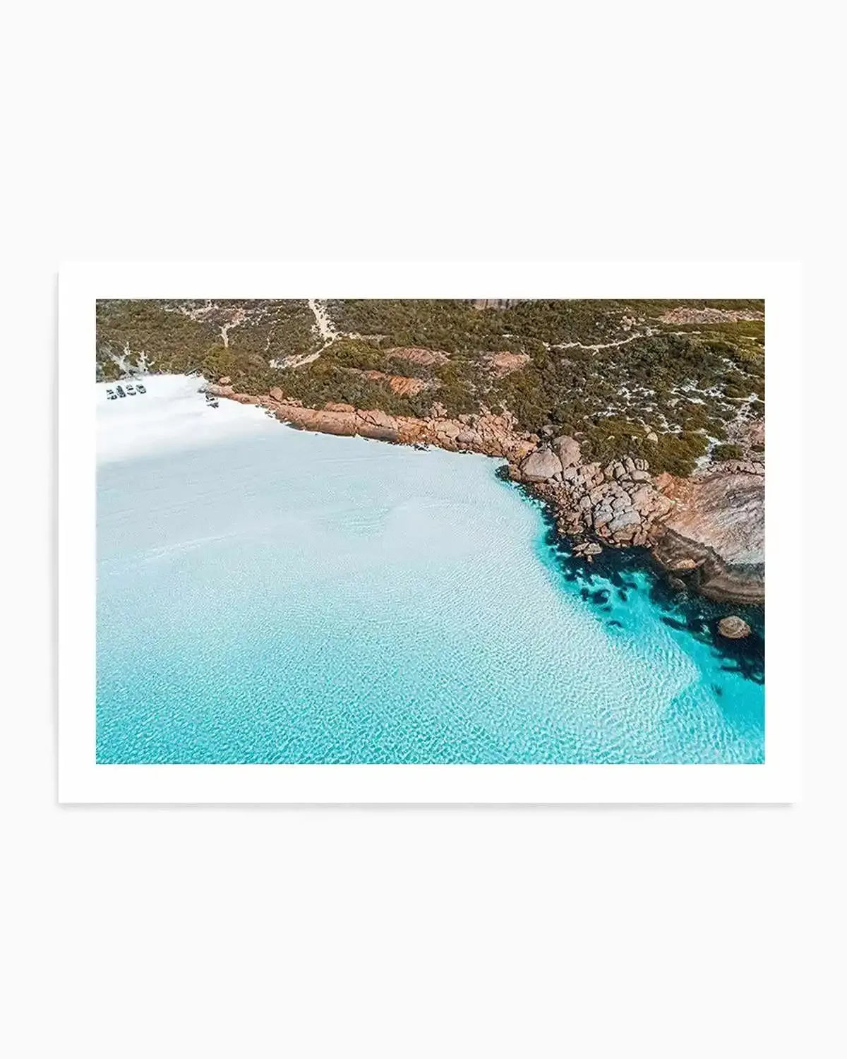 Crystal Waters Wharton Beach | Aerial Photo Wall Art Print from Olive et Oriel where you can shop wallpaper and artworks online